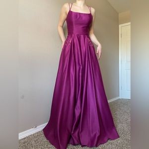Prom Dress Purple Ball Gown size 1
